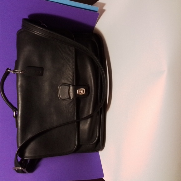 Coach Black Leather Vintage Legacy Metropolitan Briefcase-5180 Taking Offers$ - Picture 2 of 12